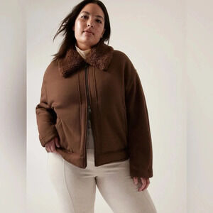 Athleta Westbound Faux Sherpa Jacket